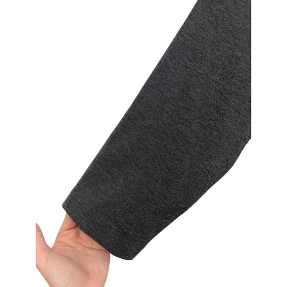 Focus by Shani dress knit leather waist gray size 14 - Picture 3 of 5